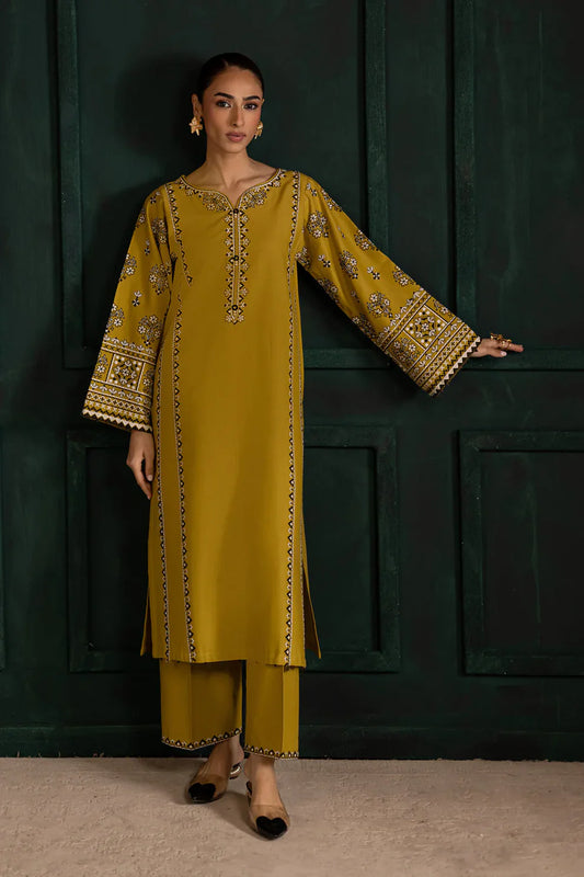 Kantha - 2Pc Stitched Embroidered Dress