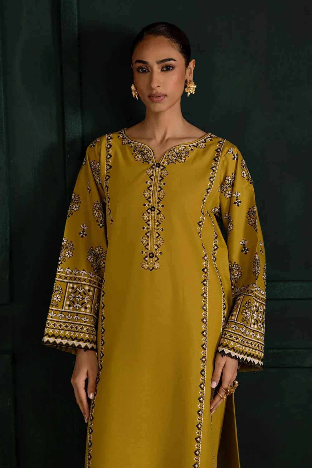 Kantha - 2Pc Stitched Embroidered Dress