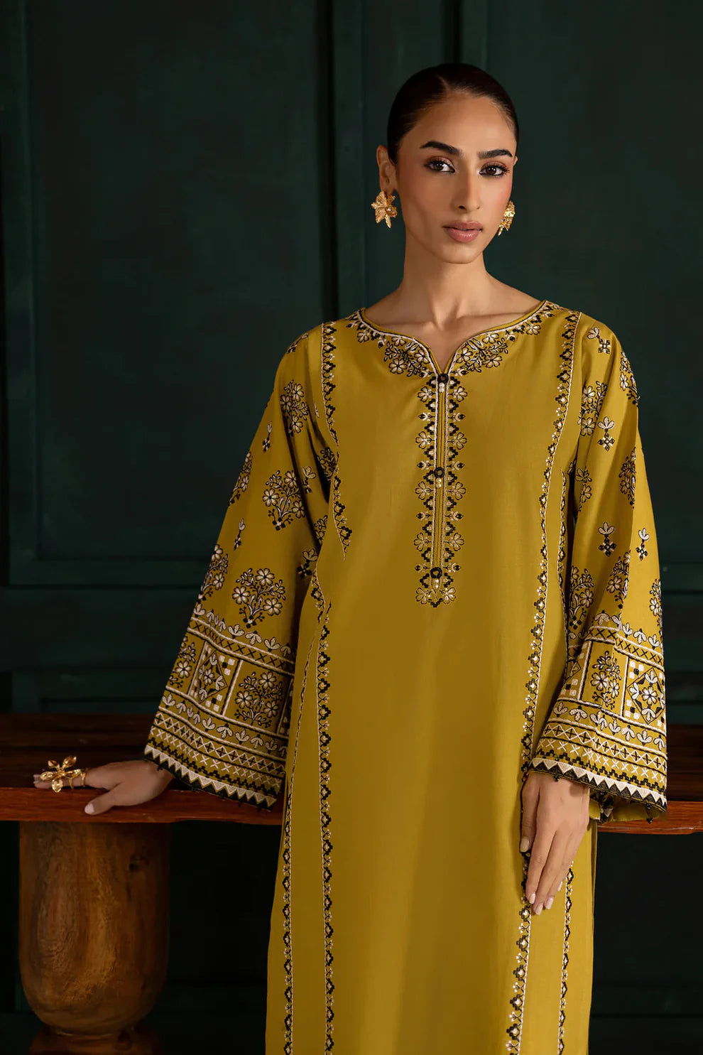 Kantha - 2Pc Stitched Embroidered Dress