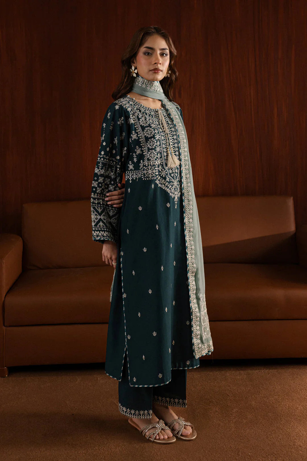 Arzu Embroidered - 3pcs