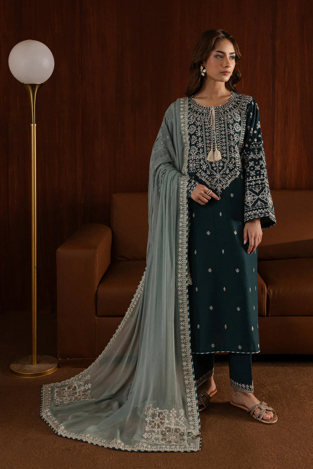 Arzu Embroidered - 3pcs