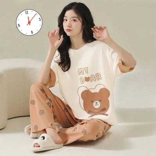 My Bear Printed Night suite