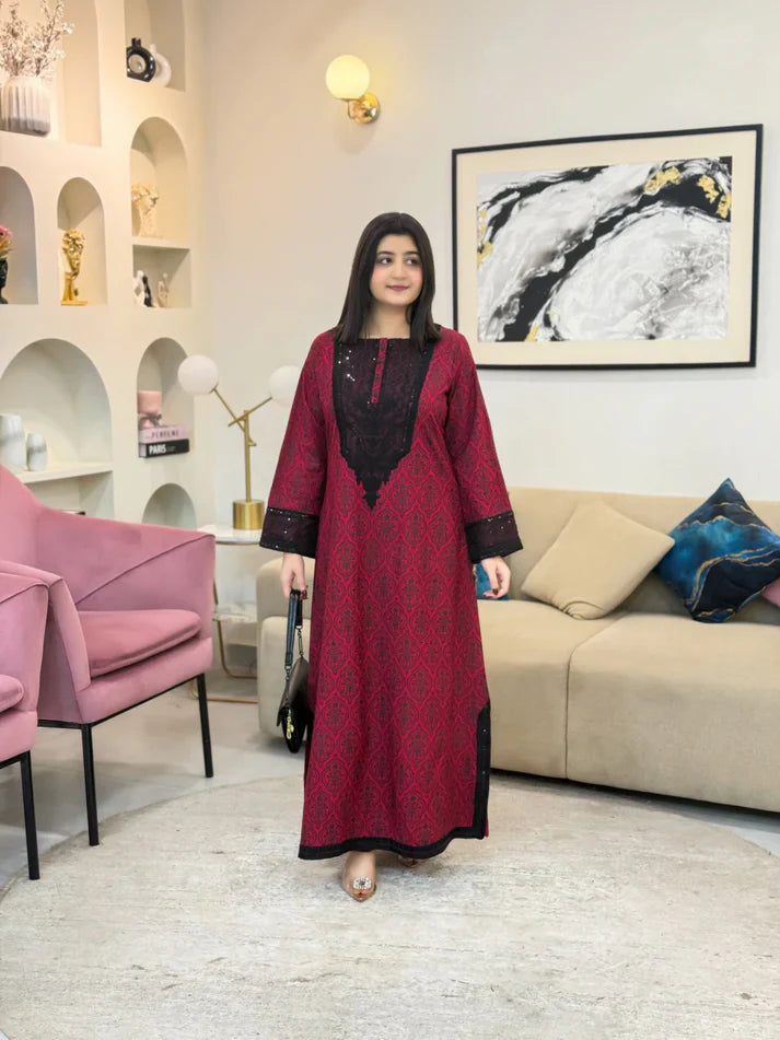 Meher Maroon 2PC