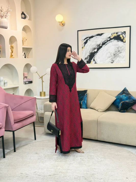 Meher Maroon 2PC