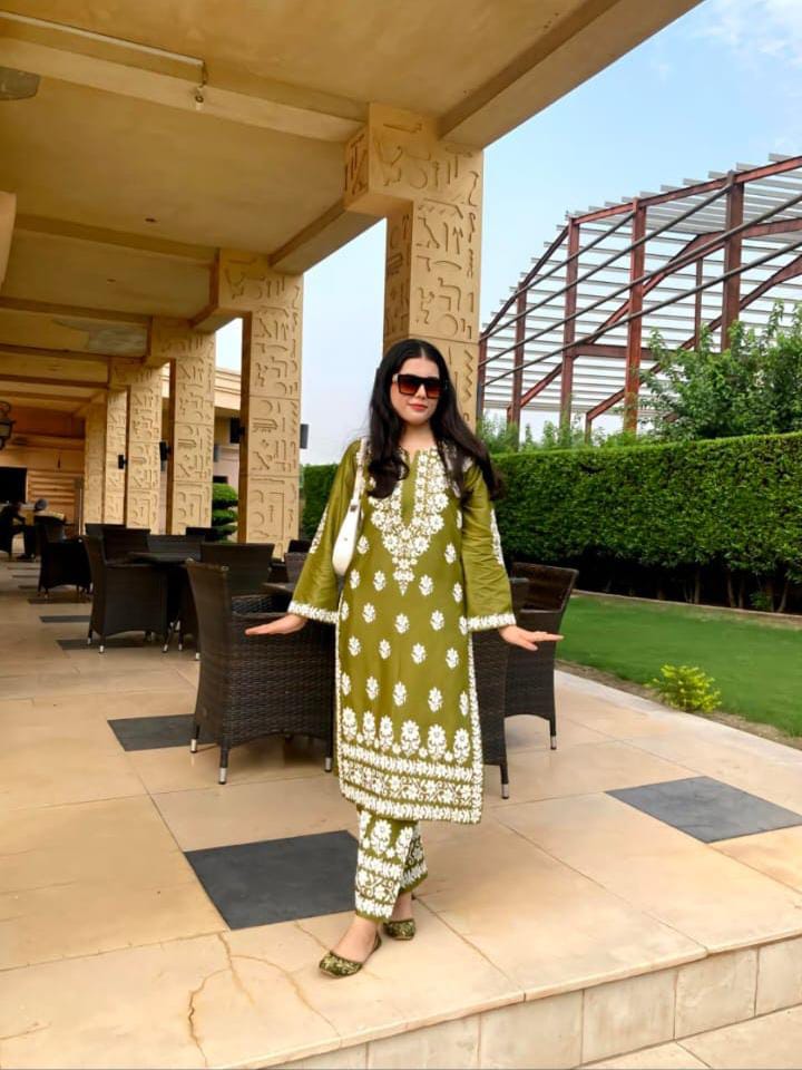 INDIAN CHICKEN KARI ( EMBOSED ) printed 2piece Stitched